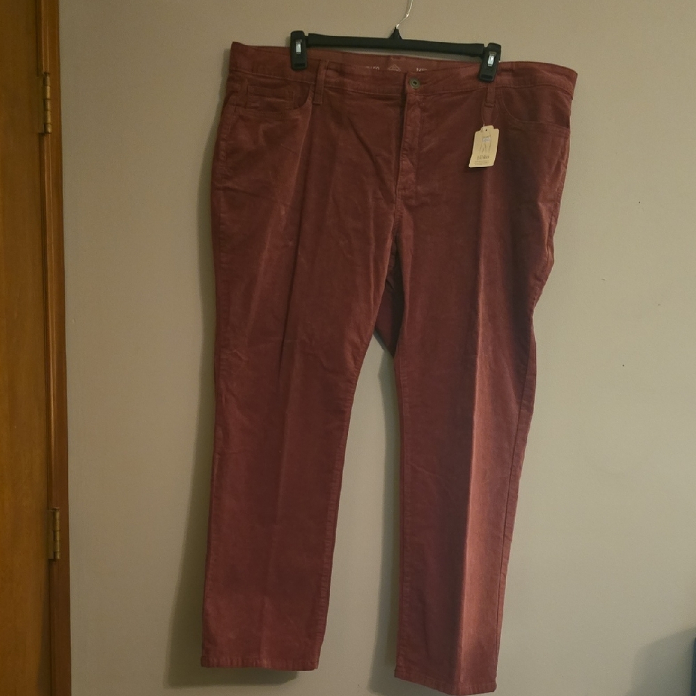New St John's‎ Bay Women's Size 24 W Rust Corduroy Jean Pant